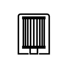 Oil icon symbol vector image Illustration
