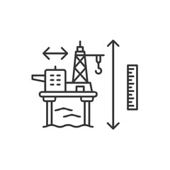 Oil icon symbol vector image Illustration
