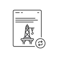 Oil icon symbol vector image Illustration
