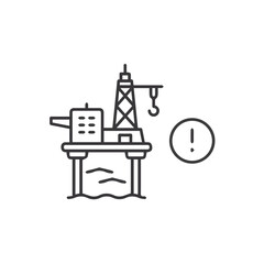 Oil icon symbol vector image Illustration
