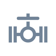 Oil icon symbol vector image Illustration
