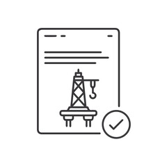 Oil icon symbol vector image Illustration
