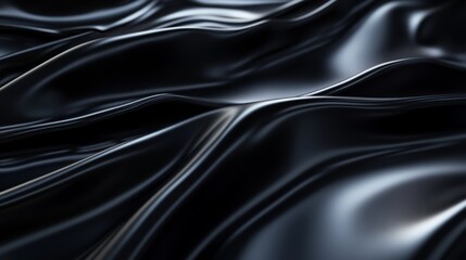 Fototapeta premium A vast, polished black texture with subtle