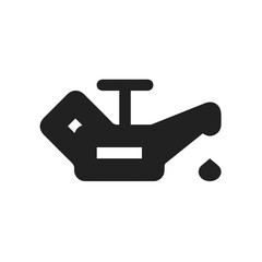 Oil icon symbol vector image Illustration
