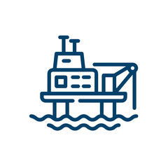 Oil icon symbol vector image Illustration
