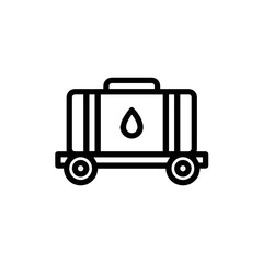Oil icon symbol vector image Illustration
