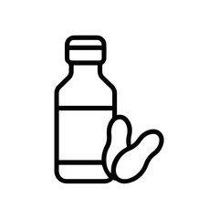 Oil icon symbol vector image Illustration
