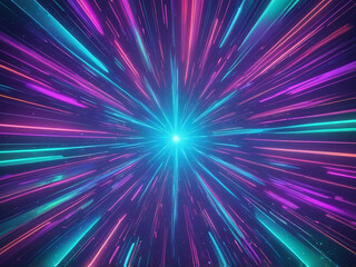 abstract Bright christmas Hologram light beam texture abstract holographic background and neon color backdrop, holography