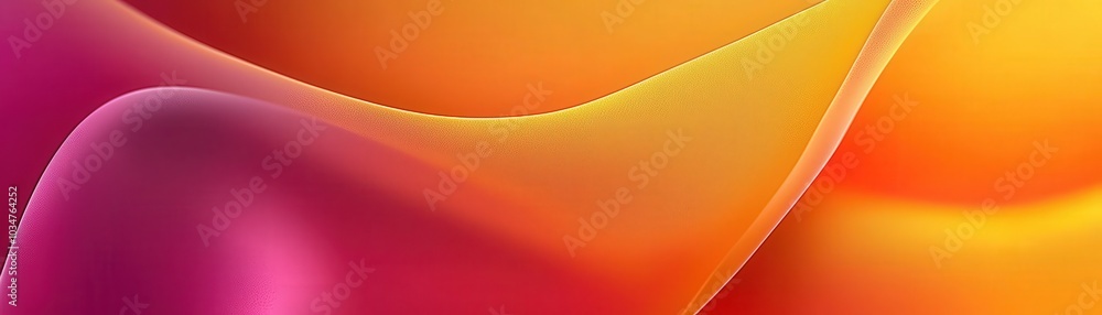 Poster vivid abstract artwork with dynamic colors and smooth curves