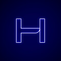 Logo and wallpaper design with English letters