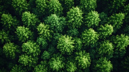 lush green trees thriving in dense forest showcasing the success of forestation project aimed at combating deforestation and promoting environmental sustainability.illustration