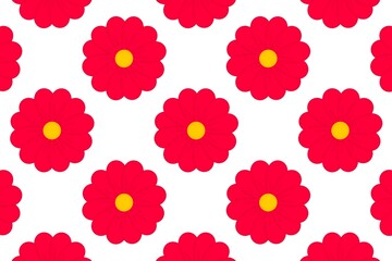 seamless floral background, seamless pattern with red flowers, seamless pattern, white background with red flowers, red flowers, wrapping, flower, fabric, white background, white, color, red 