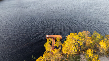 Orlando, Byron Lake, lakefront, waterfront, nature, sunset, landscape, peaceful, lakeside,...
