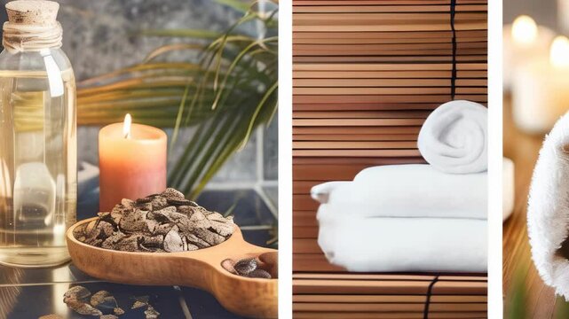 Discover the calming benefits of a serene spa experience featuring essential oils and soothing candles