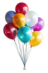 Balloon isolated on a white background.