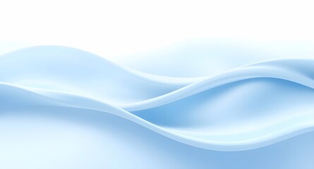 3d rendered abstract light blue fluid waves background