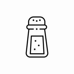 salt shaker icon sign vector