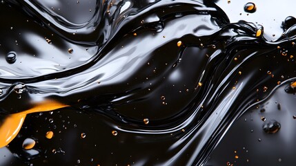 A dynamic stream of abstract liquid forms in motion with smooth transitions creating fluidity