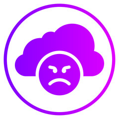 cloud gradient icon