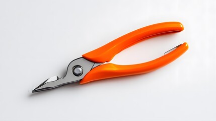 Obraz premium Orange Pliers isolated on white background. 