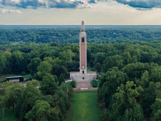 Virginia War Memorial Carillon in William Byrd Park, Richmond, Virginia, United States.