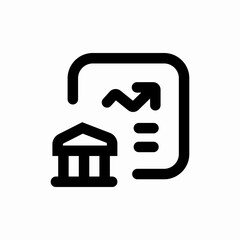 bank invoice icon sign vector