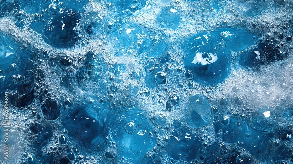 Poster seamless tileable water texture with vivid blue pattern ideal for backgrounds and design projects.st