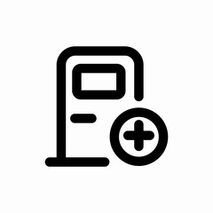 charging station icon sign vector