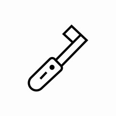 electric toothbrush icon sign vector