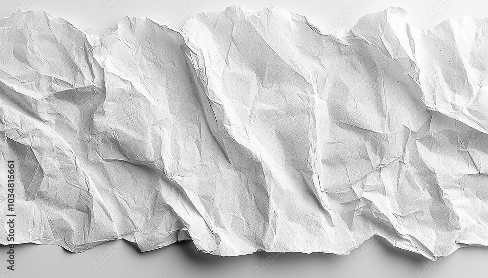 Poster crumpled paper wrinkled abstract background space rough pattern generated by ai