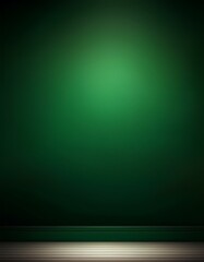 dark green studio background, blank and ready for displaying products on a website. Vector illustration."