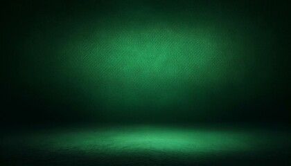Obraz premium dark green studio background, blank and ready for displaying products on a website. Vector illustration.