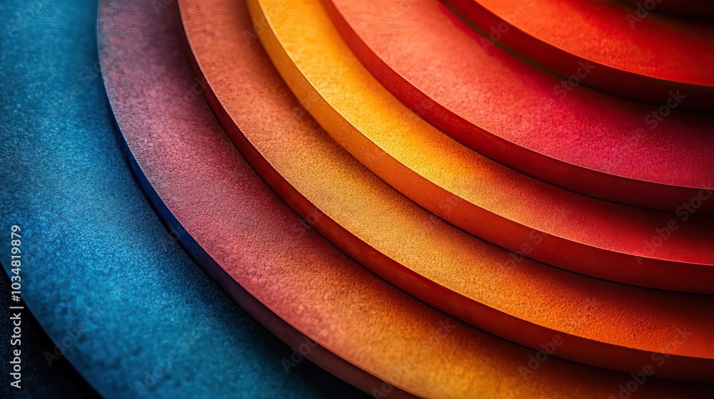 Poster vibrant abstract image showcasing spectrum of colors representing dynamic interior design and divers