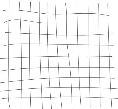 Hand drawn black grid