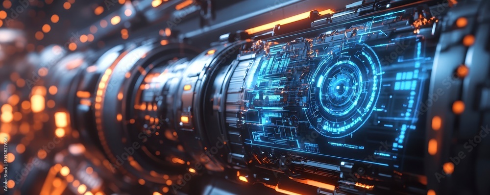 Poster holographic mechanic interface in industrial setting using augmented reality