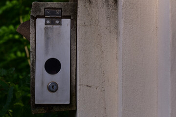 Mailbox in front of the house