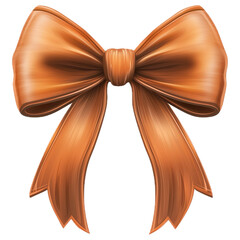 red bow isolated on white