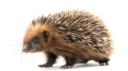 Fototapeta premium Spiny Porcupine in Forest Environment