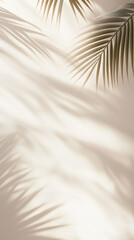 Obraz premium Abstract nature background with palm shadows