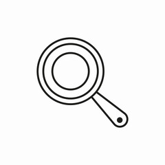 pan cook icon sign vector