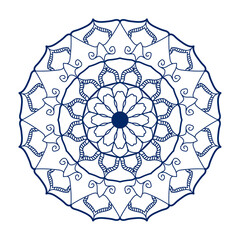 Detailed Multicolored Mandala Design for Meditation