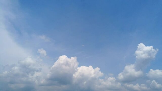 Time-lapse mesmerising cloud movement. HD