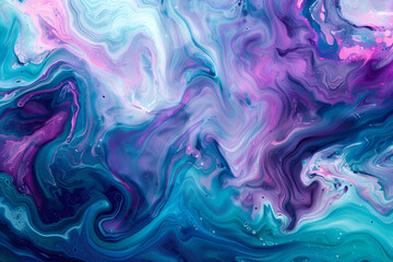 Fototapeta premium Ethereal abstract swirls in vibrant colors