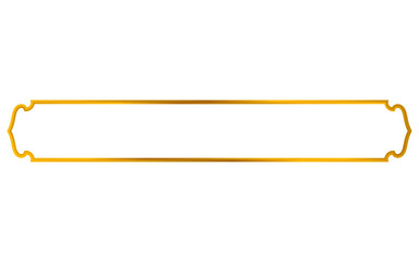 Aesthetic Islamic gold metallic text frame