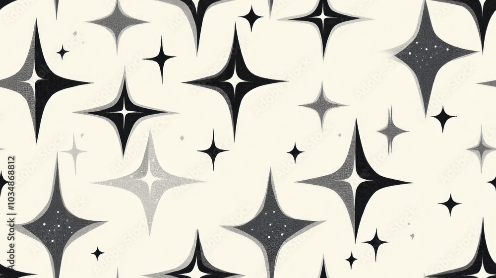 Aufkleber abstract holiday wrapping paper featuring a black white and gray color scheme 1950s traditional desi