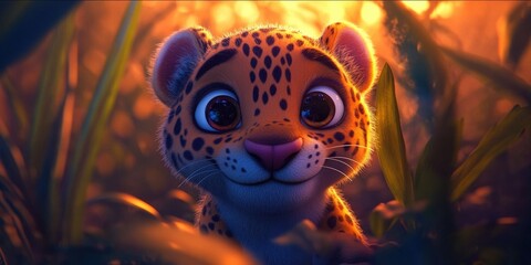 Jaguar close-up image, Jaguar close-up portrait