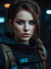 a special-suited combatant cosplay