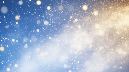 Obraz premium Abstract background featuring stardust particles with shimmering effects in the sky