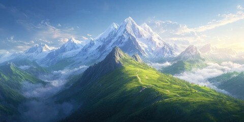 Scenic view of the Karawanks mountains featuring Hochstuhl, Klagenfurter Spitze, and Edelweiss Spitzen from an alpine vantage point, Scenic view of the mountains from an alpine vantage point