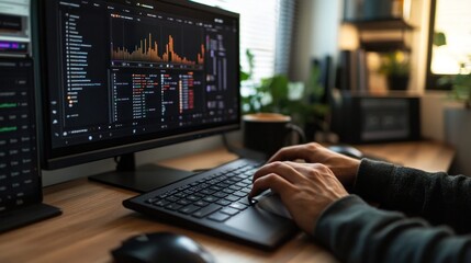 Affiliate Marketing Settings Shows people who use computers to manage affiliate links, commissions